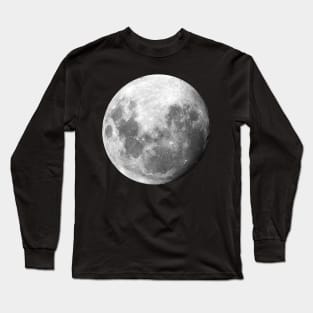 Full Moon La Luna Witchy Gothic Dark Art Long Sleeve T-Shirt